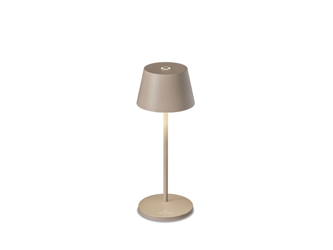 Lampa przenośna Villeroy & Boch Seoul Micro , kolor beżowy, materiał aluminium