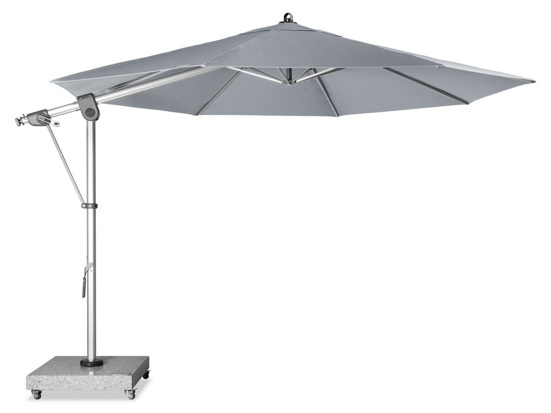 Parasol ogrodowy Doppler Expert, kolor szary, materiał tkanina outdoor