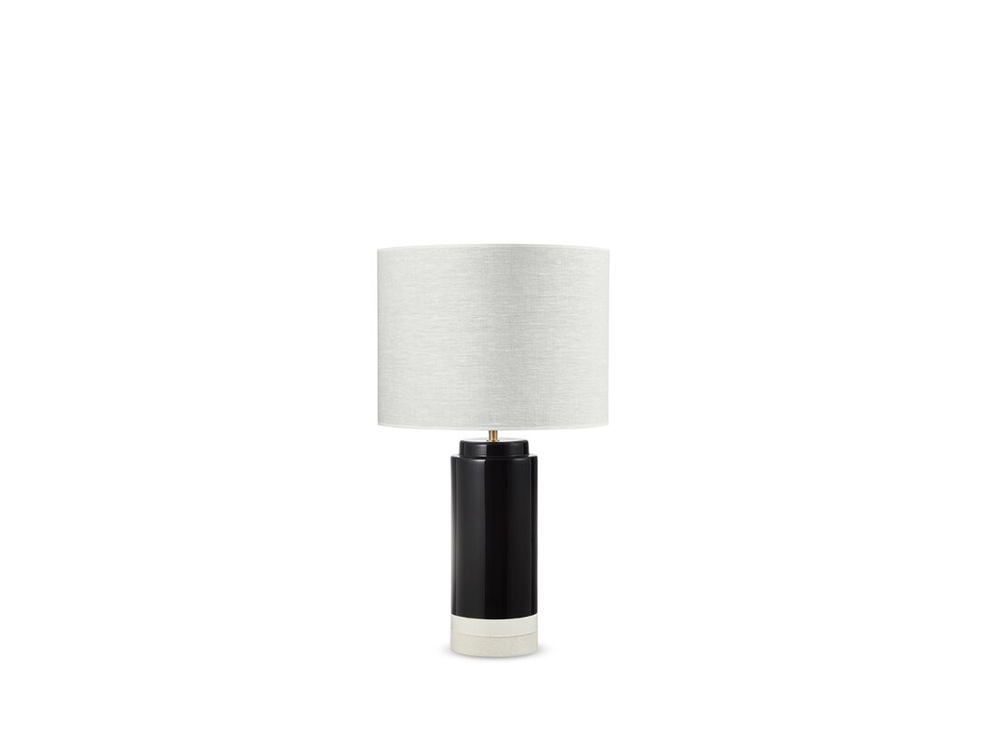 Lampa stolní Kler Accessories Splendore E27 max. 7W - žárovka není součástí balení, barva černá, materiál keramika