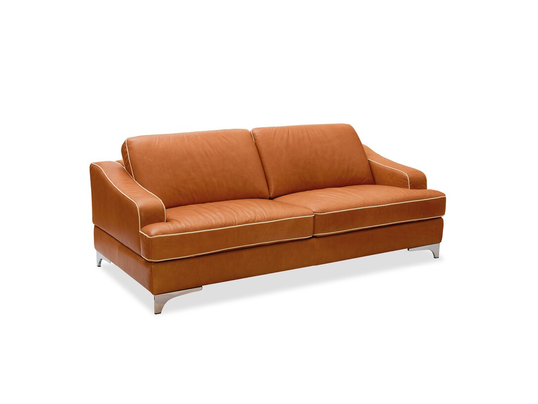 Komplet wypoczynkowy KLER Largo W125 3 + 2 + 1, kolor brązowy, materiał skóra Elegante, funkcje: regulowana głębokość siedzisk manualnie, regulowane oparcia manualnie