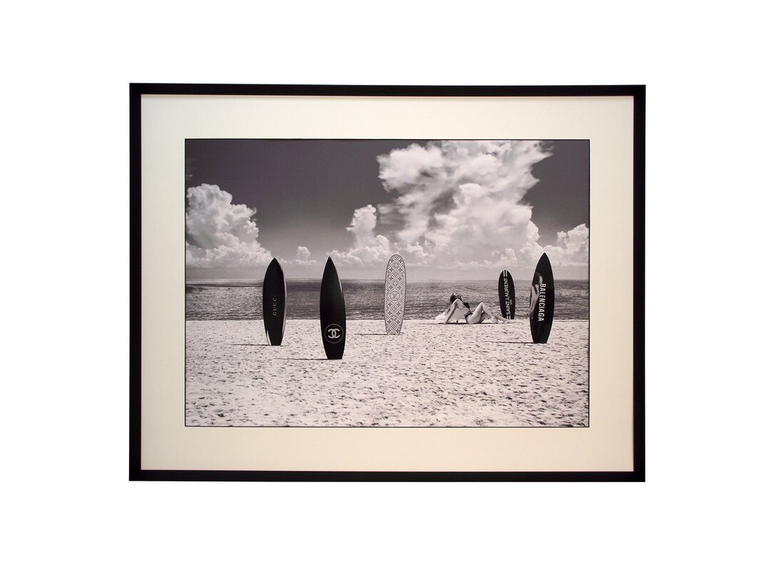 Obraz Kler Accessories Surfing 67x87 cm, materiál dřevo