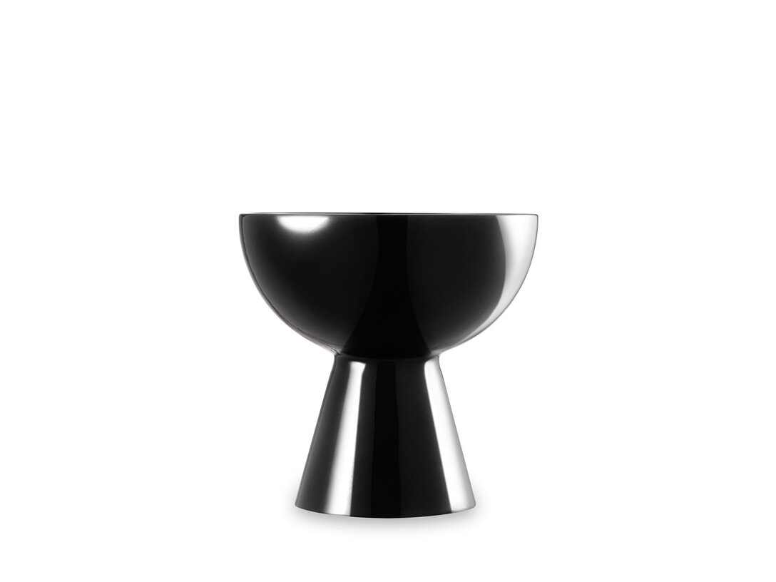 Váza Kler Accessories Lacrima 26 cm, barva černá, materiál keramika