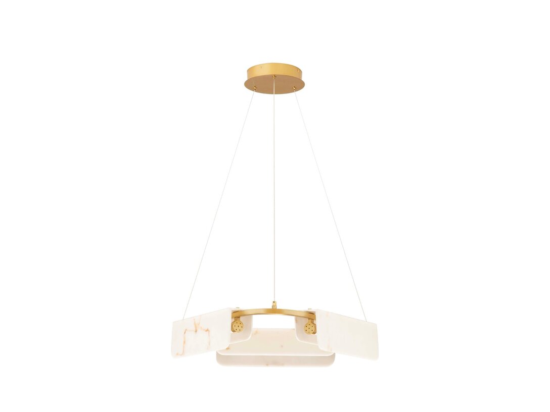 Lampa wisząca Kler Accessories Aider LED 34W 2146 lm 3000K, kolor złoty, materiał stal