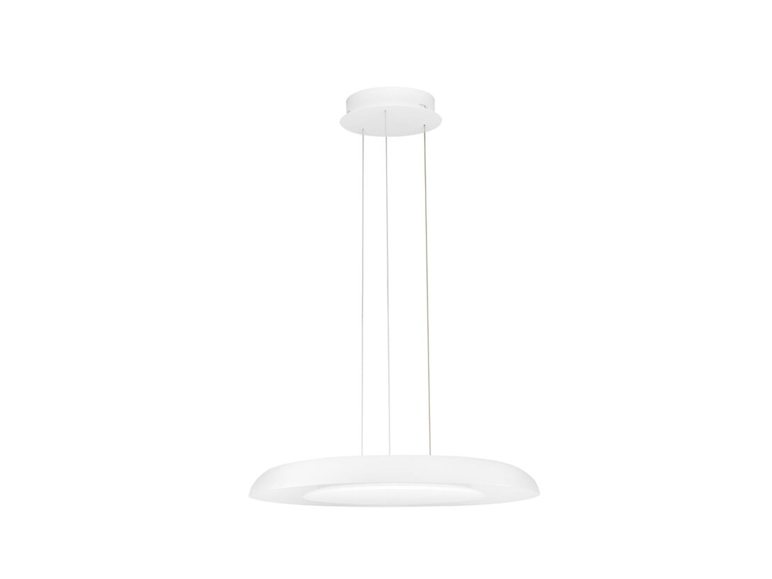 Lampa závěsná Kler Accessories Epos LED 38W 2100 lm 2700-4000K, barva bílá, materiál kov