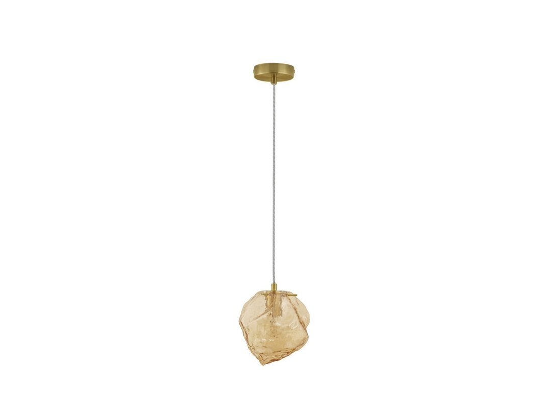 Lampa závěsná Kler Accessories Odelle , barva zlatá, materiál kov