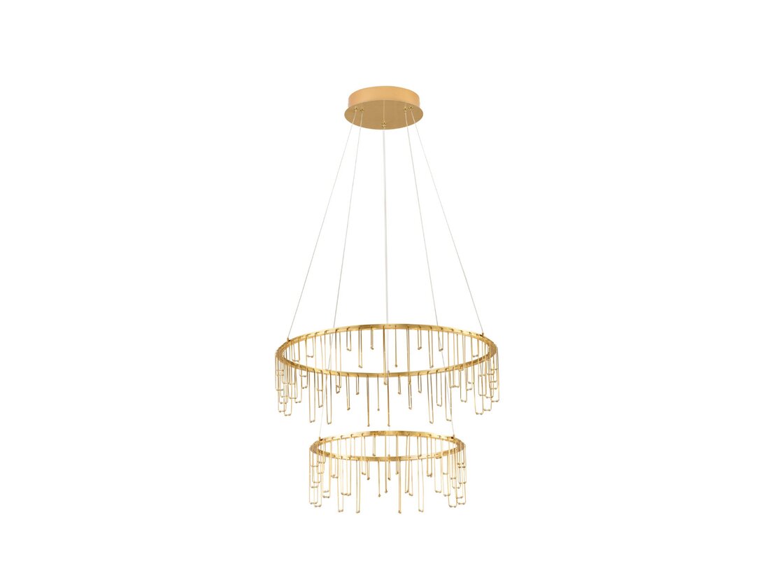 Lampa závěsná Kler Accessories Stellar LED 41W 3317 lm 3000K, barva zlatá, materiál kov