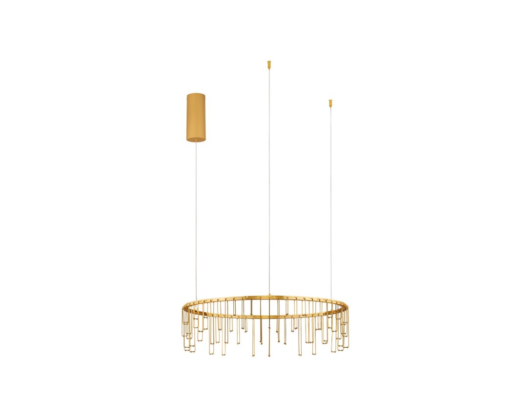 Lampa závěsná Kler Accessories Stellar LED 26W 1981 lm 3000K, barva zlatá, materiál kov