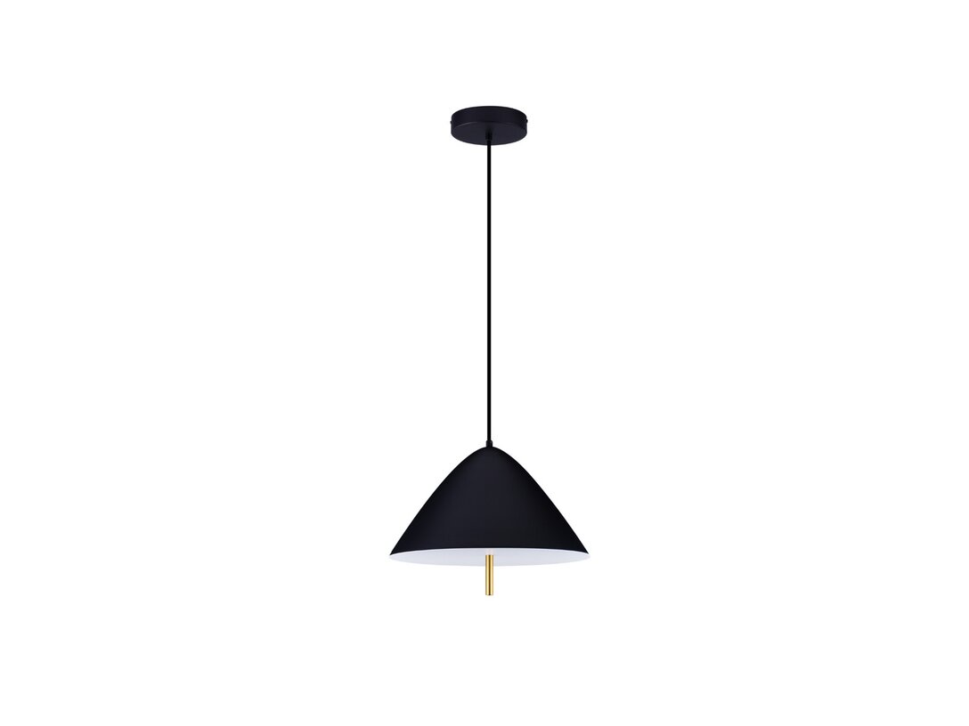 Lampa závěsná Kler Accessories Oros LED 17W 917 lm 3000K, barva černá, materiál kov