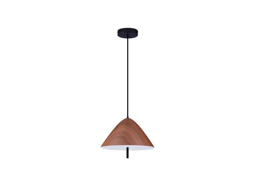 Lampa závěsná Kler Accessories Oros LED 17W 917 lm 3000K, barva hnědá, materiál kov