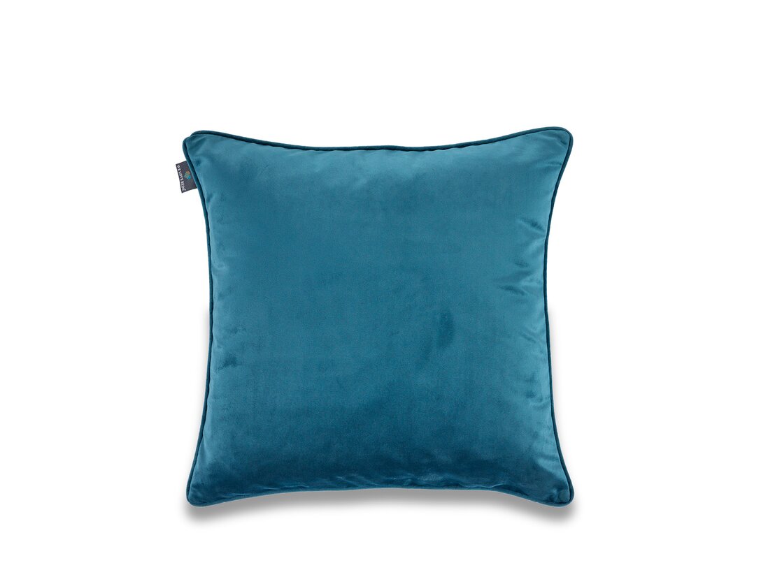 Poduszka dekoracyjna Kler Accessories Teal 50x50 cm, kolor niebieski, materiał tkanina