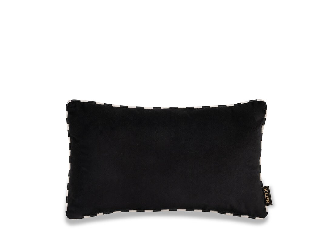 Poduszka dekoracyjna Kler Accessories Tiffany 30x50 cm, kolor biały, materiał tkanina