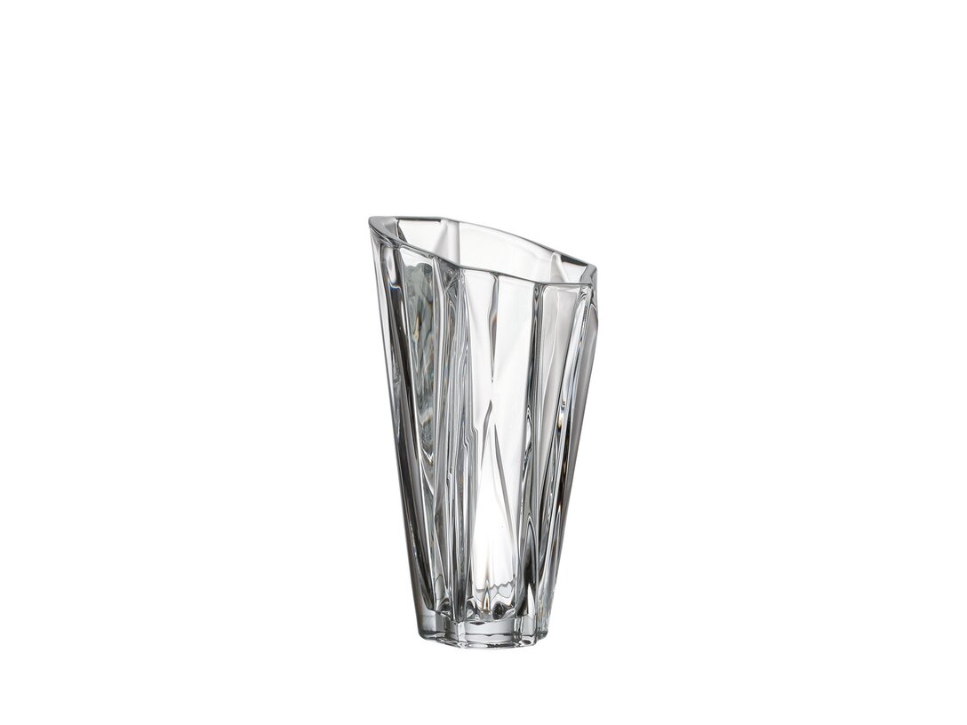 Wazon Bohemia Enigma 30,5 cm, kolor transparentny, materiał szkło kryształowe