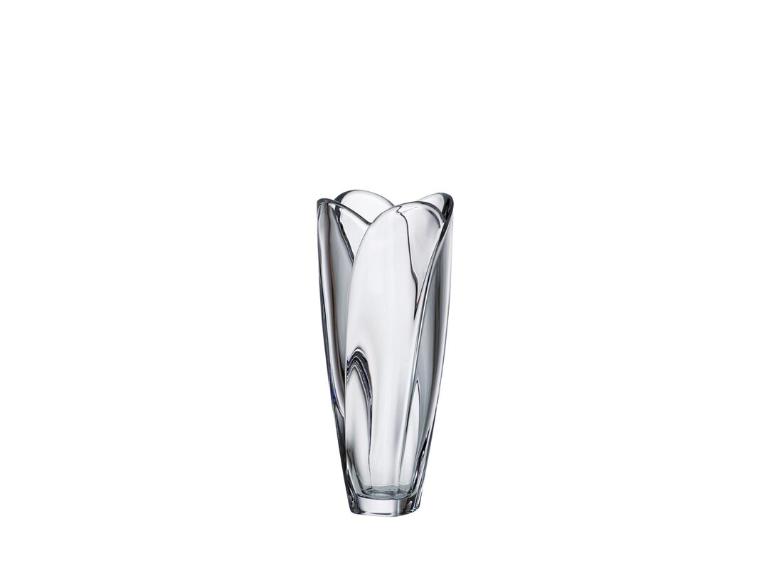 Wazon Bohemia Globus 25,5 cm, kolor transparentny, materiał szkło kryształowe