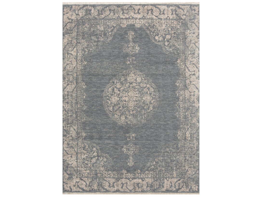 Koberec Kler Accessories Diobies obdélníkový 125x155 cm, barva modrá, materiál vlna