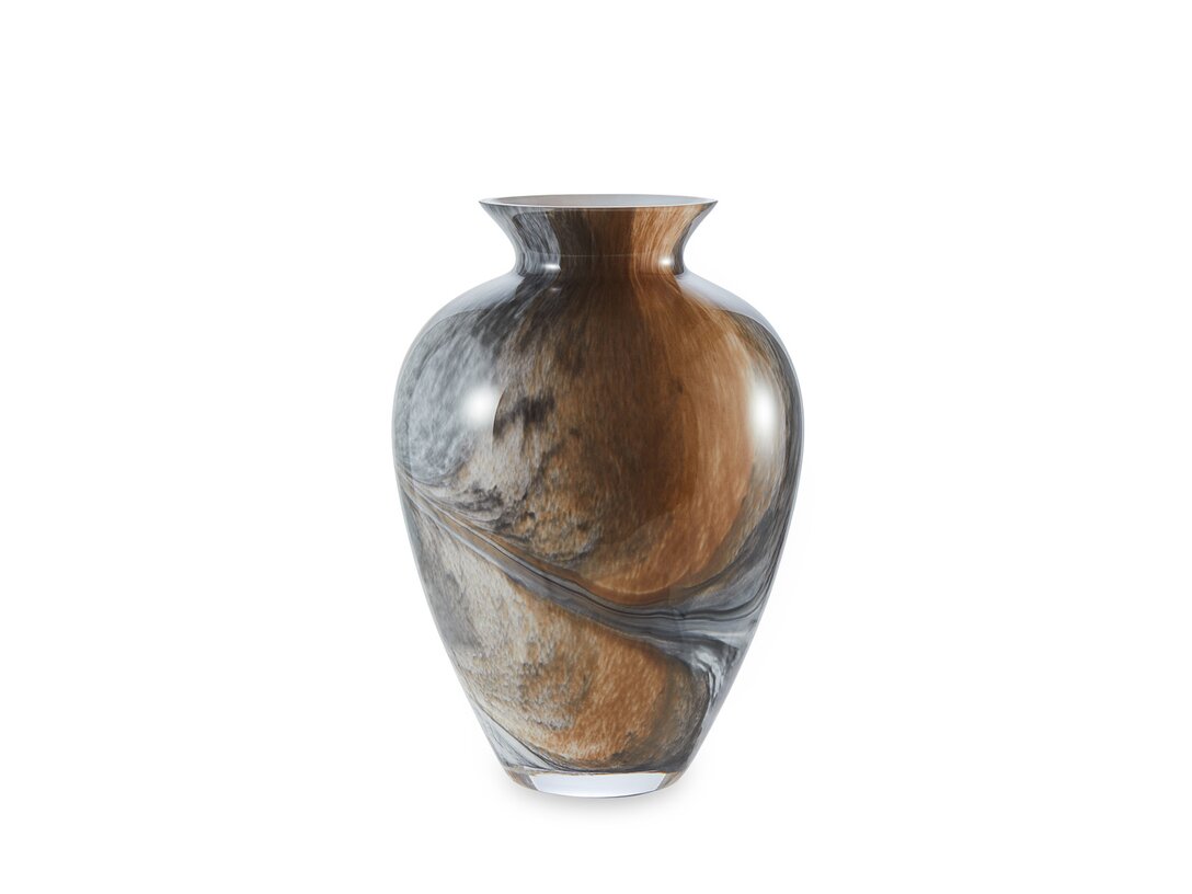 Váza Kler Accessories Tramonto 38,5 cm, barva vícebarevné, materiál sklo