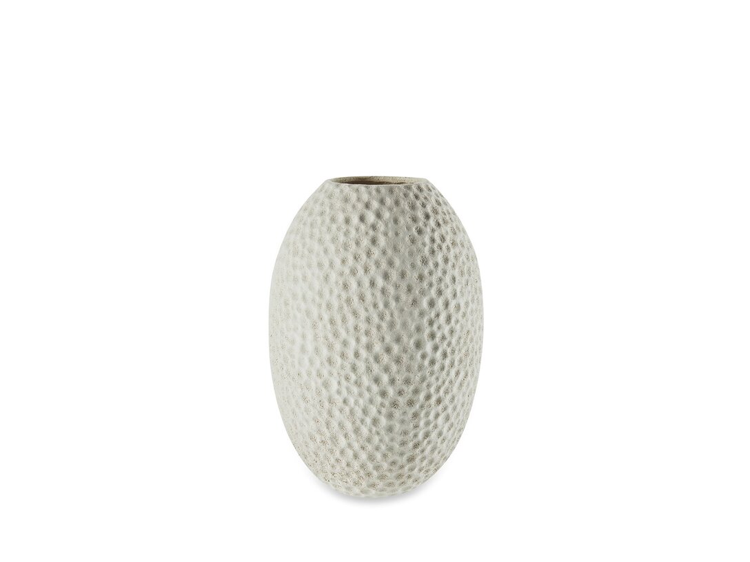 Váza Kler Accessories Felicita 29,5 cm, barva béžová, materiál keramika