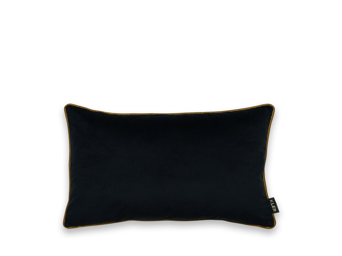Poduszka dekoracyjna Kler Accessories Capoterra , kolor czarny, materiał tkanina