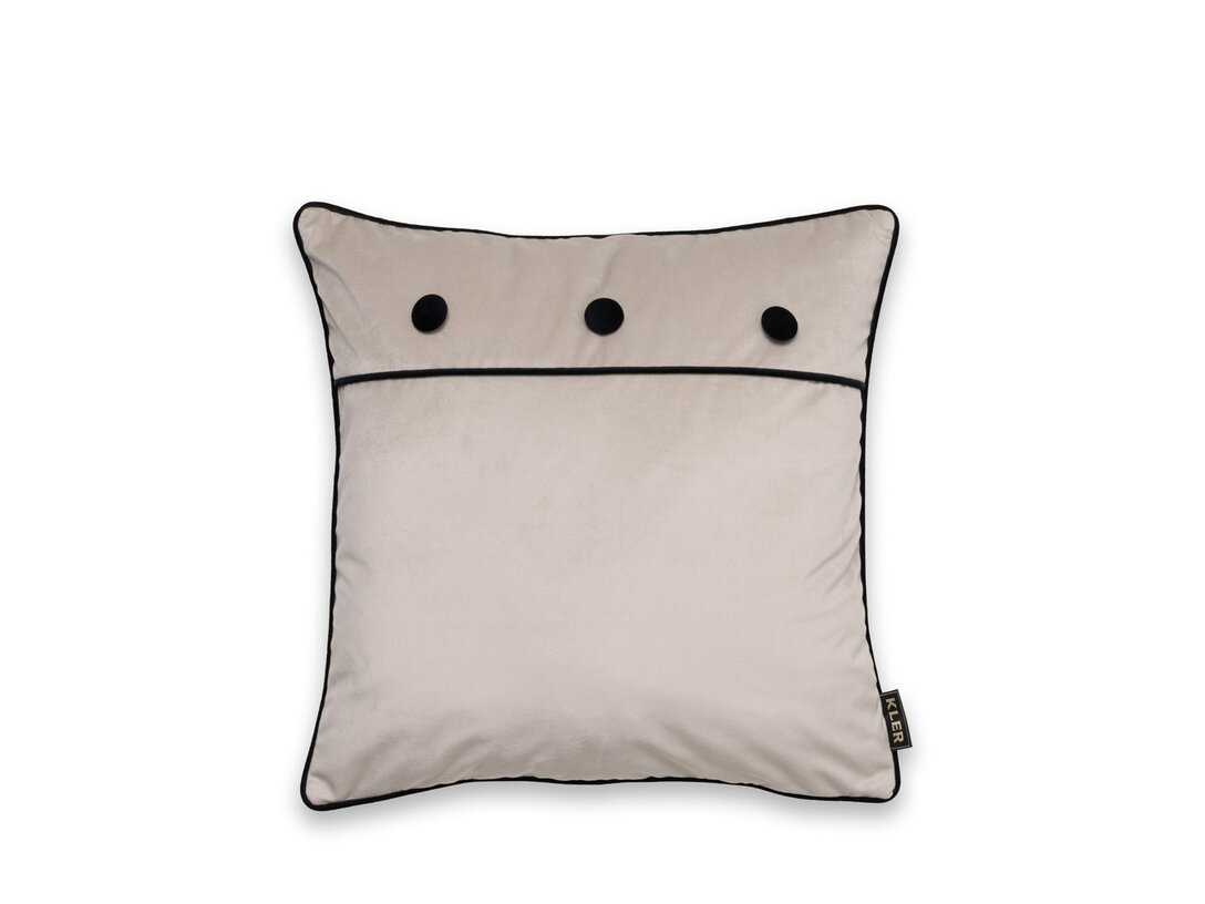 Poduszka dekoracyjna Kler Accessories Veglie , kolor beżowy, materiał tkanina