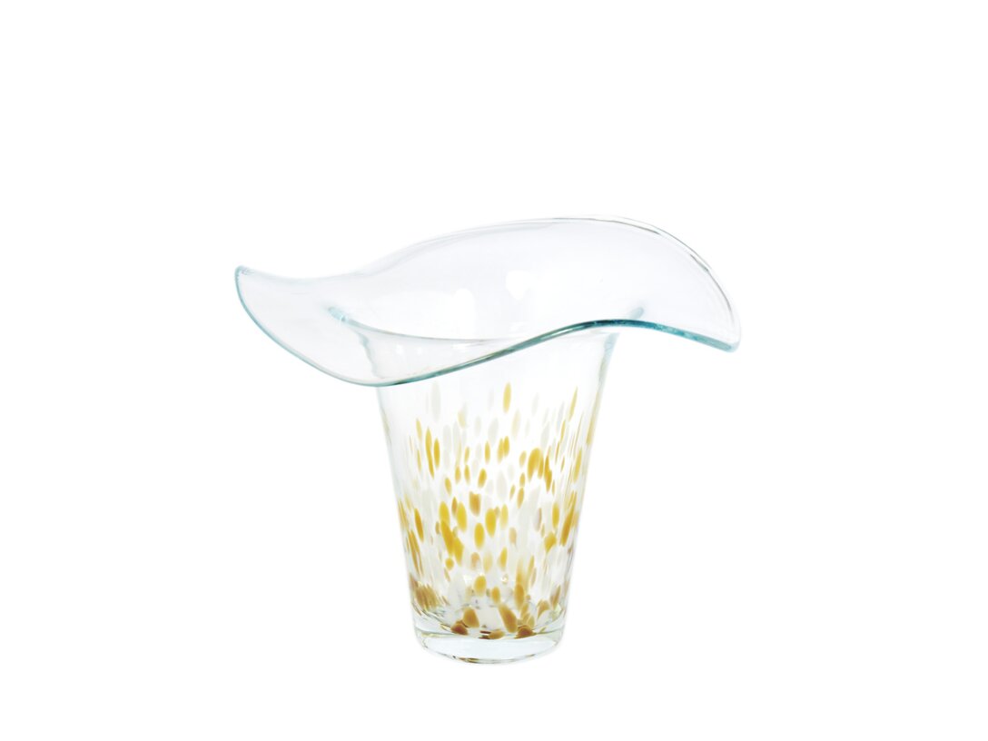 Váza Kler Accessories Etero 28 cm, barva průhledná, materiál sklo