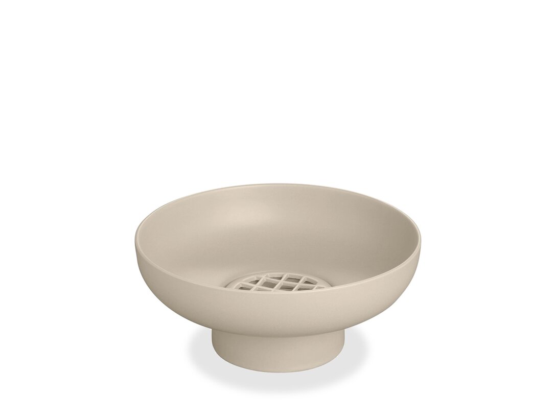 Váza Blomus Miyabi 10 cm, barva béžová, materiál 
