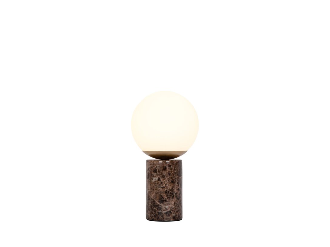 Lampa stolní Kler Accessories Lilly Marble , barva hnědá, materiál mramor