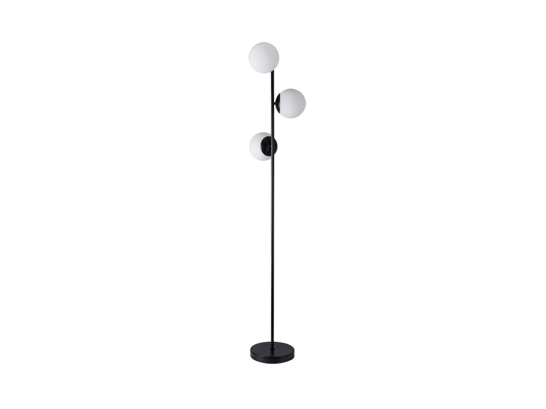 Lampa stojací Kler Accessories Lilly , barva černá, materiál kov