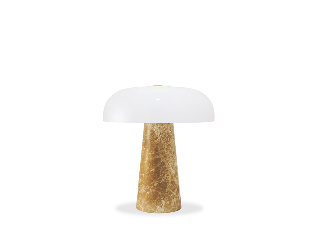 Lampa stolní Kler Accessories Glossy Mini , barva béžová, materiál mramor