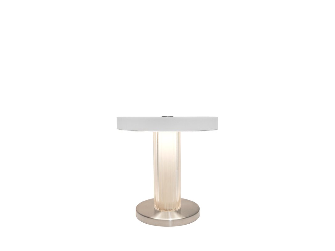 Lampa stolní Kler Accessories Trezzi LED 5W, barva bílá, materiál kov