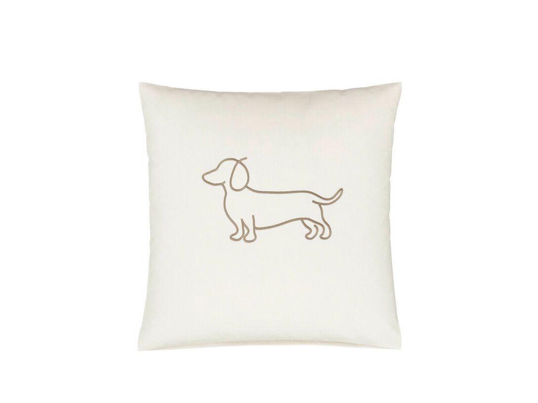 Poszewka na poduszkę Elegante Companion 40x40 cm, kolor kremowy, materiał bawełna