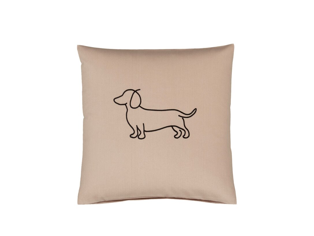 Poszewka na poduszkę Elegante Companion 40x40 cm, kolor beżowy, materiał bawełna