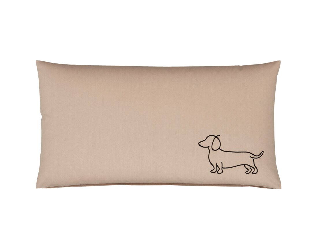 Poszewka na poduszkę Elegante Companion 40x80 cm, kolor beżowy, materiał bawełna
