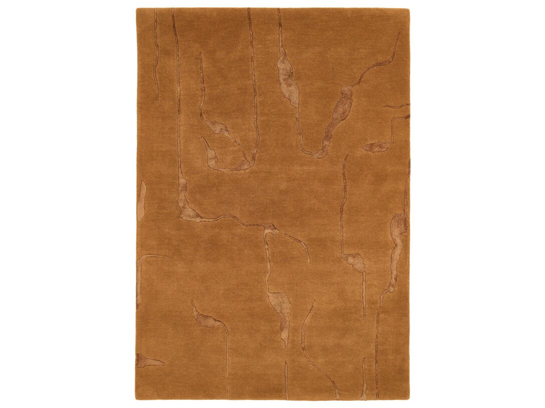 Koberec Kler Accessories Canyon obdélníkový 160x230 cm, barva hnědá, materiál vlna