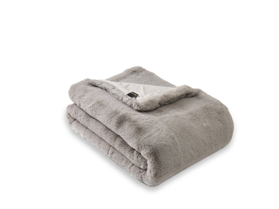 Přehoz Kler Accessories Morbido 150x200 cm, barva šedá, materiál tkanina