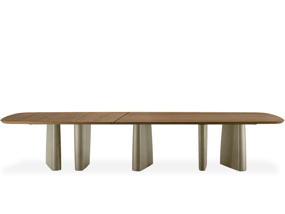 Stół Eforma Albert XL 400 cm x 120 cm, śr. , kolor brązowy, materiał drewno, rozkładanie nie