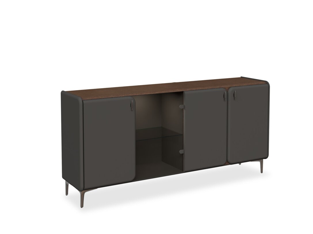 Komoda Kler Giovanni, kolor brązowy, materiał płyta MDF - płyta MDF
