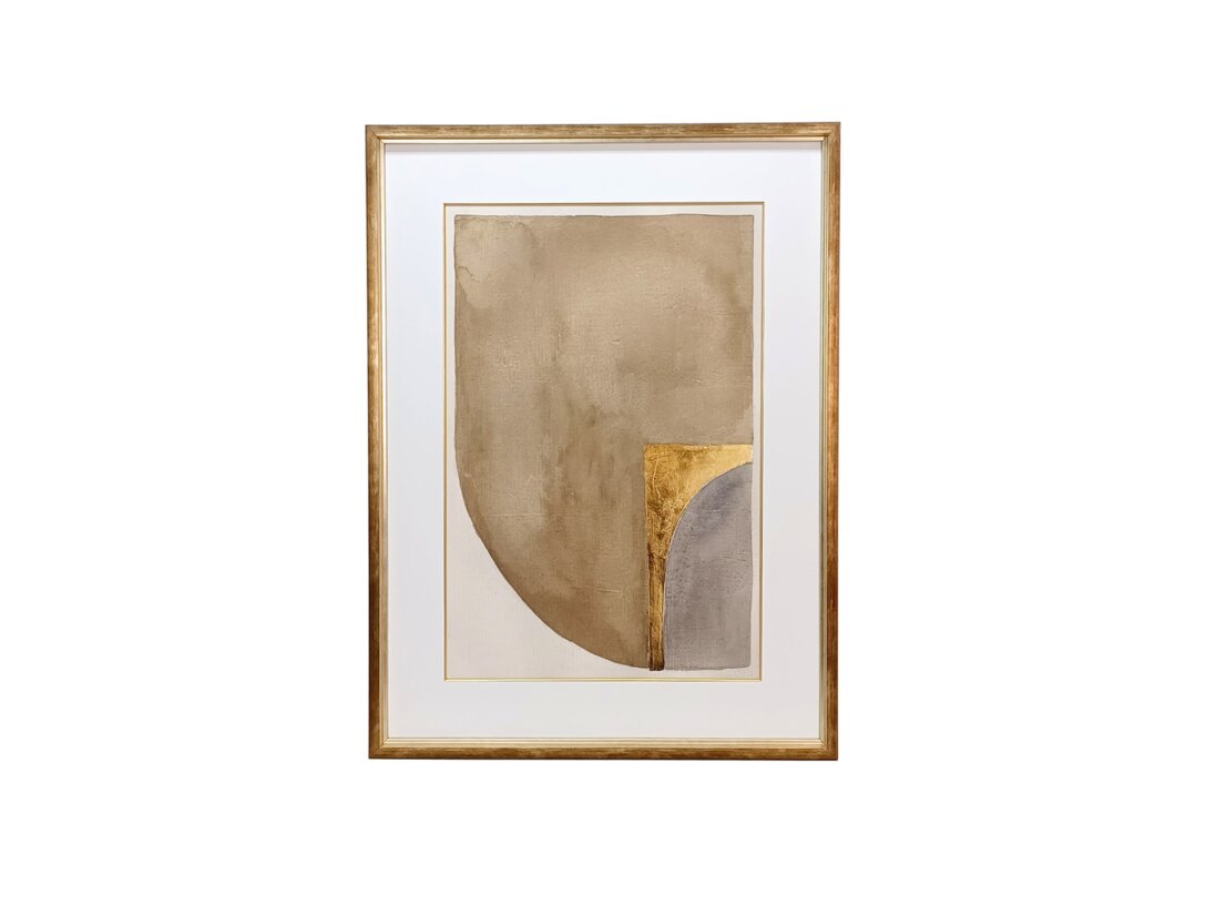 Obraz Kler Accessories Walor Taupe 80x58,5 cm, materiál dřevo