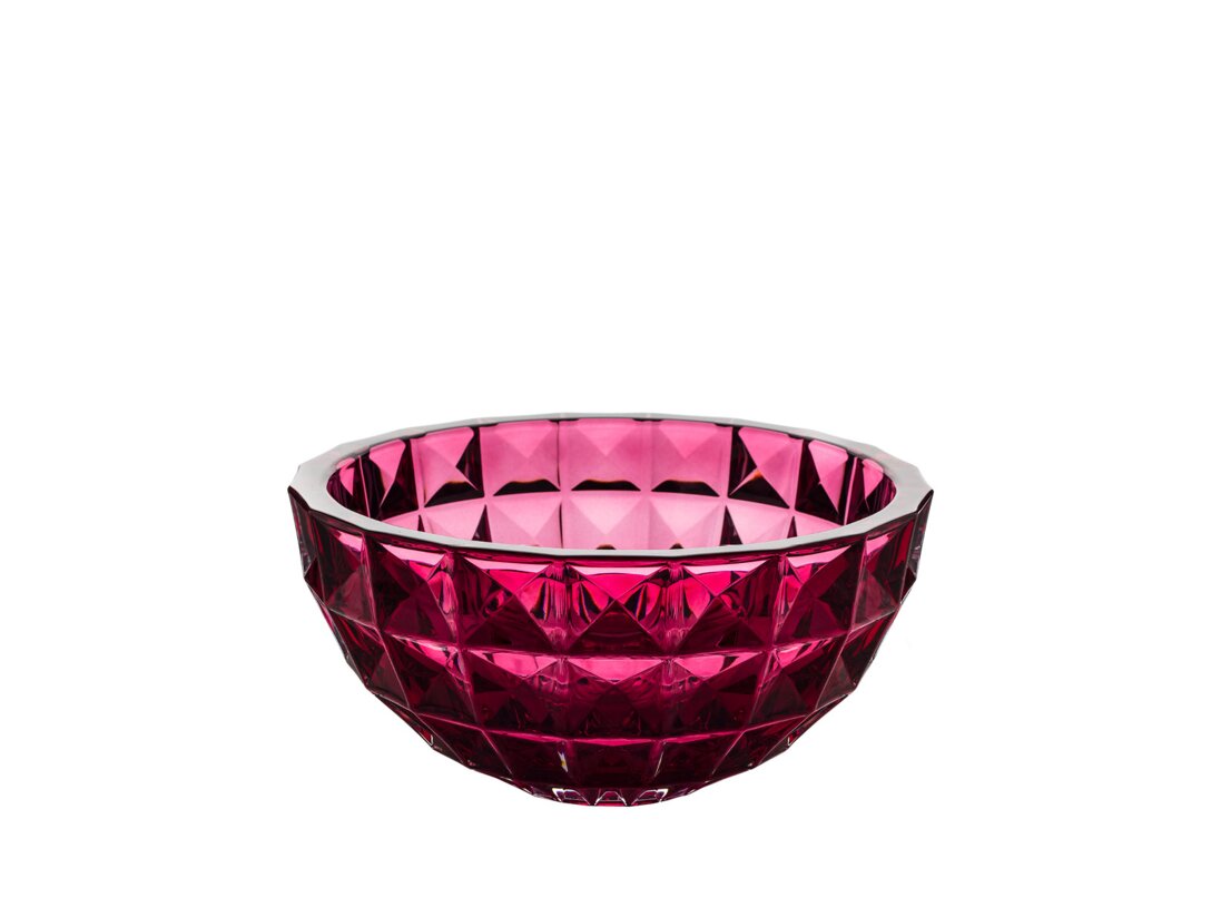 Misa Bohemia Diamond, kolor różowy, materiał szkło kryształowe