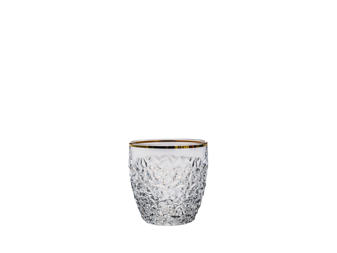 Kpl. 6 szklanek Bohemia Jihlava Nicolette Gold 350 ml, materiał szkło kryształowe, kolor transparentny