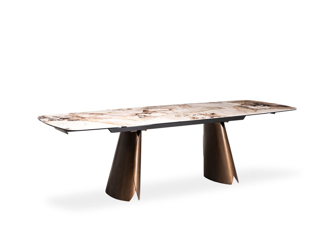 Stůl rozkládací Livori Home Trenta 180/260 cm x 100 cm, prům. , barva vícebarevné, materiál keramika, rozkládání ano