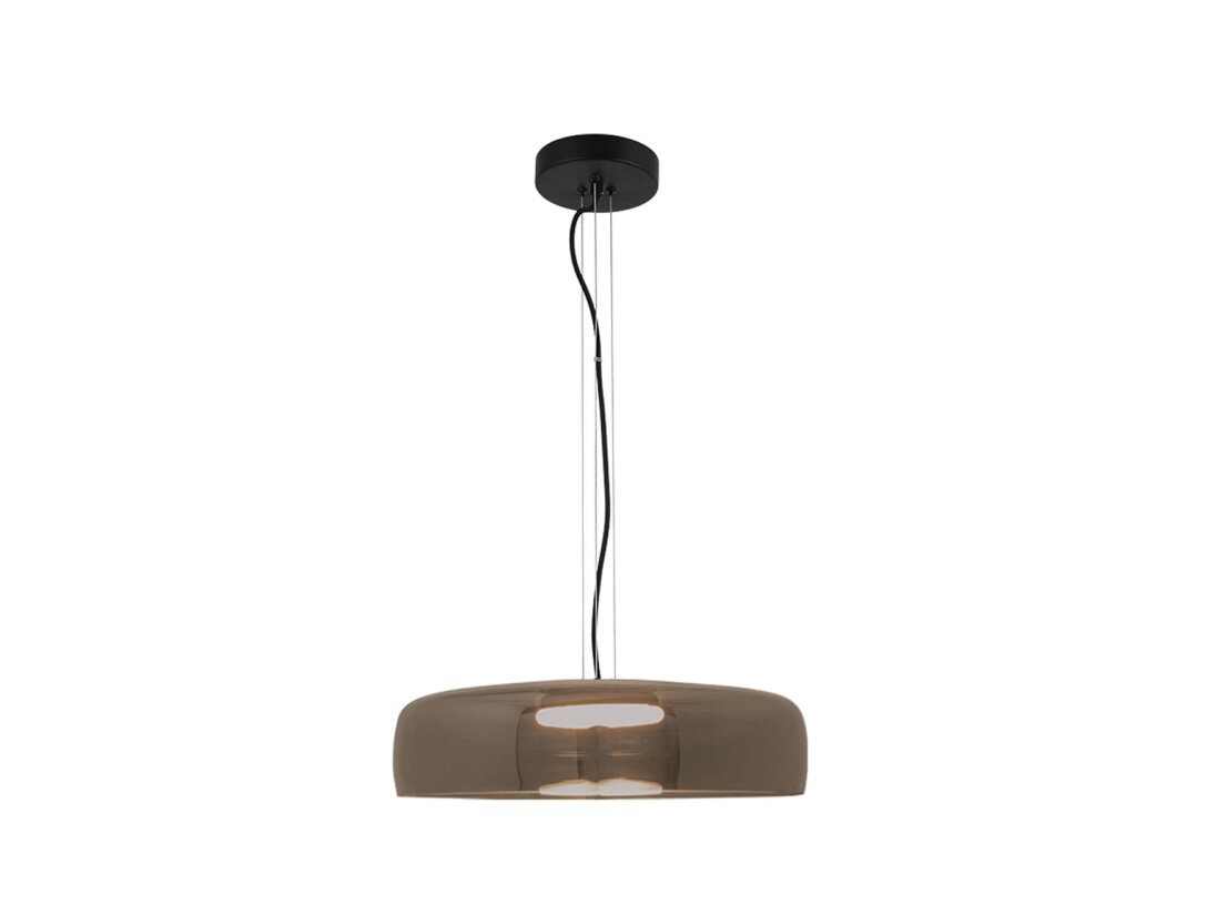 Lampa závěsná Kler Accessories Giulia LED 15W, barva černá, materiál sklo