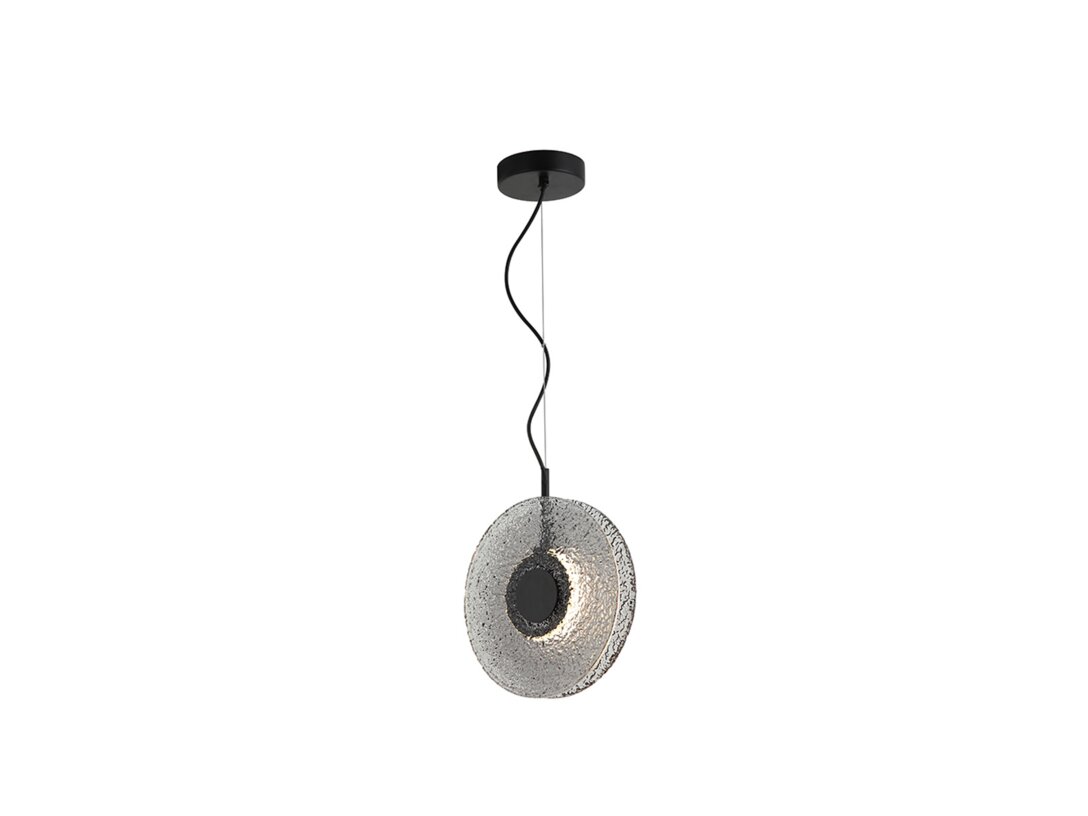 Lampa wisząca Kler Accessories Gaia LED 8W, kolor szary, materiał szkło