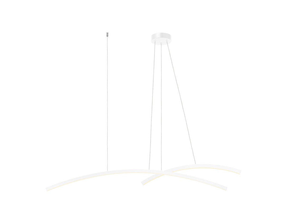 Lampa závěsná Kler Accessories Grazia LED 41 W, barva bílá, materiál hliník
