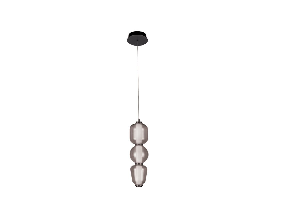 Lampa wisząca Kler Accessories Giuseppina Led 12 w, kolor szary, materiał szkło