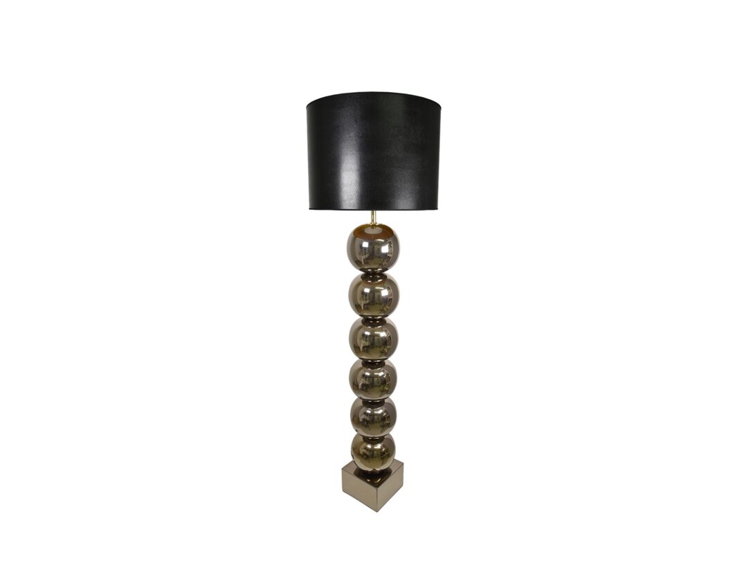 Lampa stojací Kler Accessories Bilba E27 max. 7W - žárovka není součástí balení, barva zlatá, materiál keramika