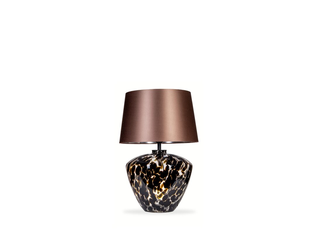 Lampa stolní Kler Accessories Felicia 1xE27, max. 60W (žárovka není součástí balení), barva černá, materiál sklo