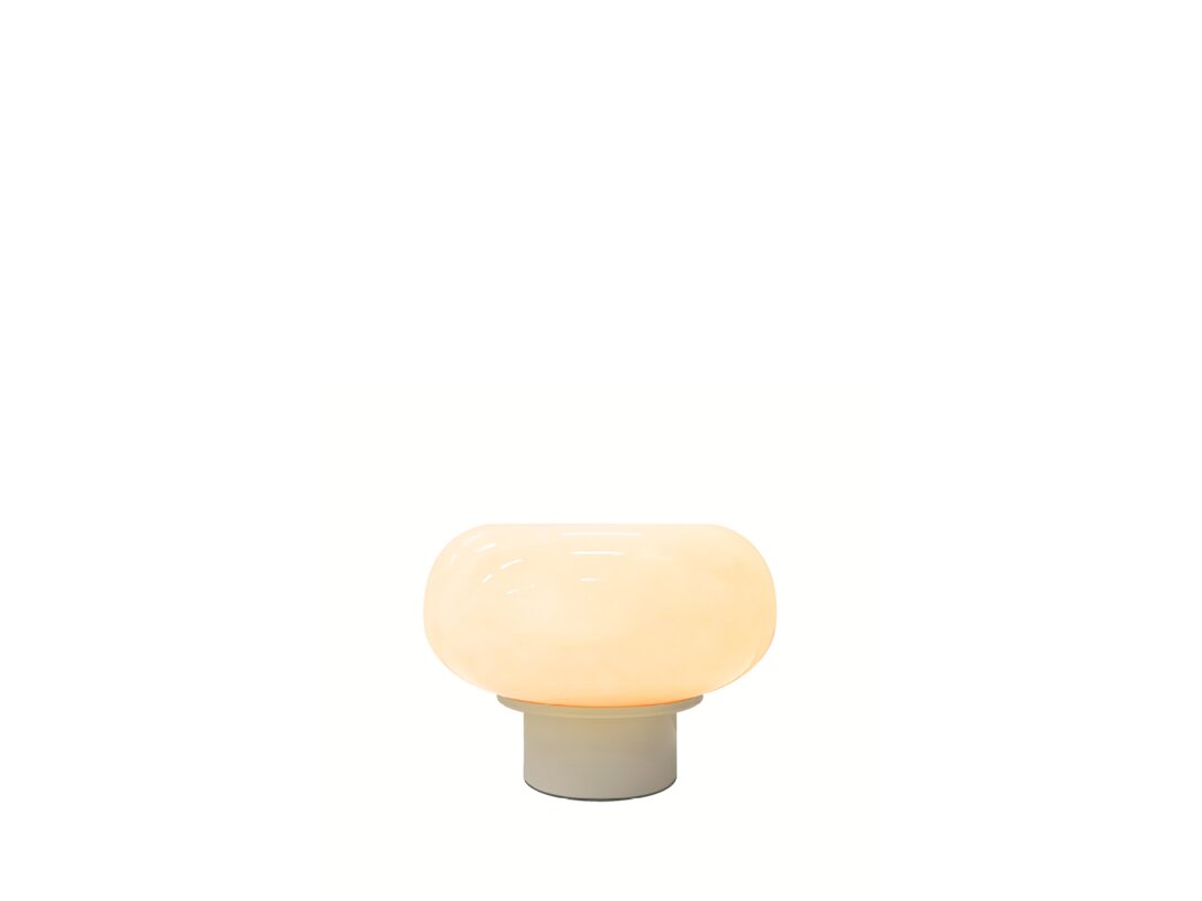 Lampa stołowa Kler Accessories Malti , kolor beżowy, materiał metal