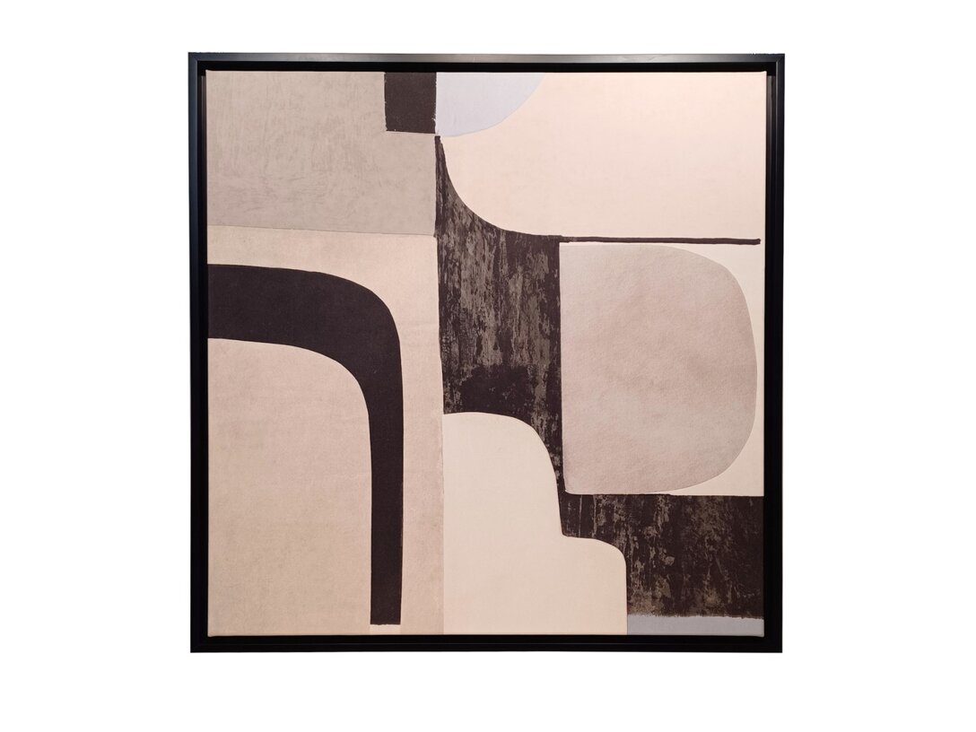 Obraz Kler Accessories Łagodna zima 105x105 cm, materiał drewno