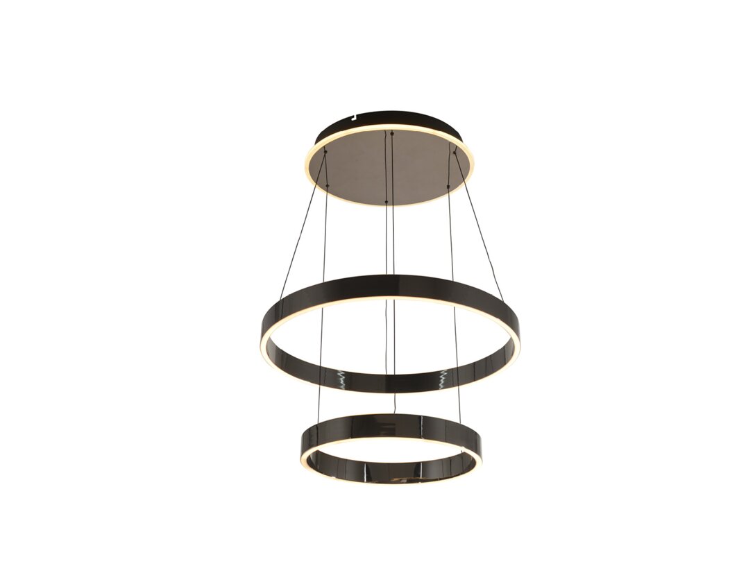 Lampa závěsná Kler Accessories Marling LED 72W 8200 lm 3000K, barva černá, materiál kov
