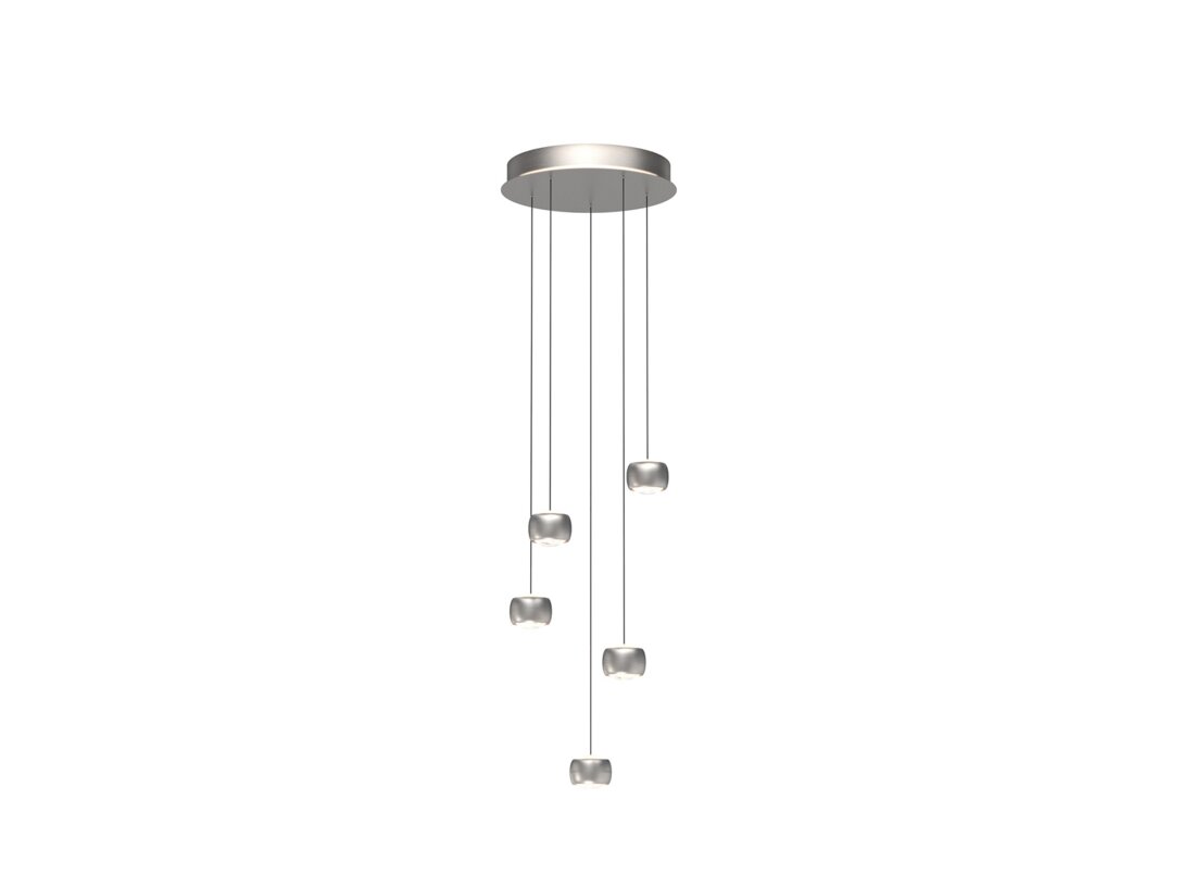 Lampa závěsná Kler Accessories Quiberon LED 27W 3800 lm 3000K, barva stříbrná, materiál kov