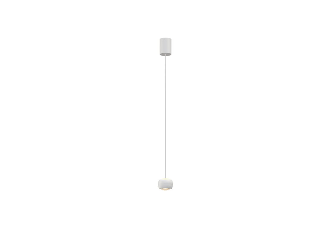 Lampa závěsná Kler Accessories Quiberon LED 8W 1000 lm 3000K, barva bílá, materiál kov